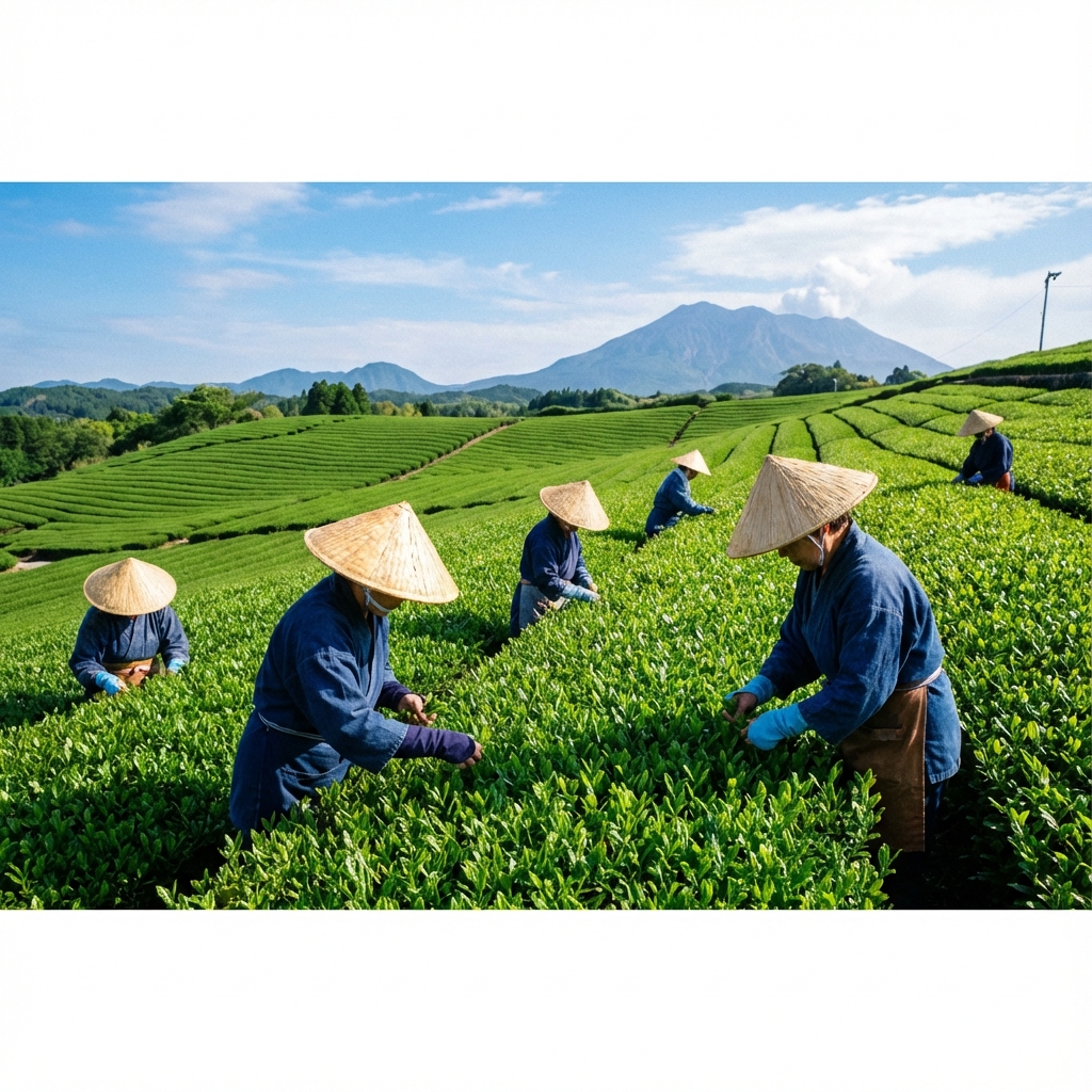 霧島中央製茶の現場写真
